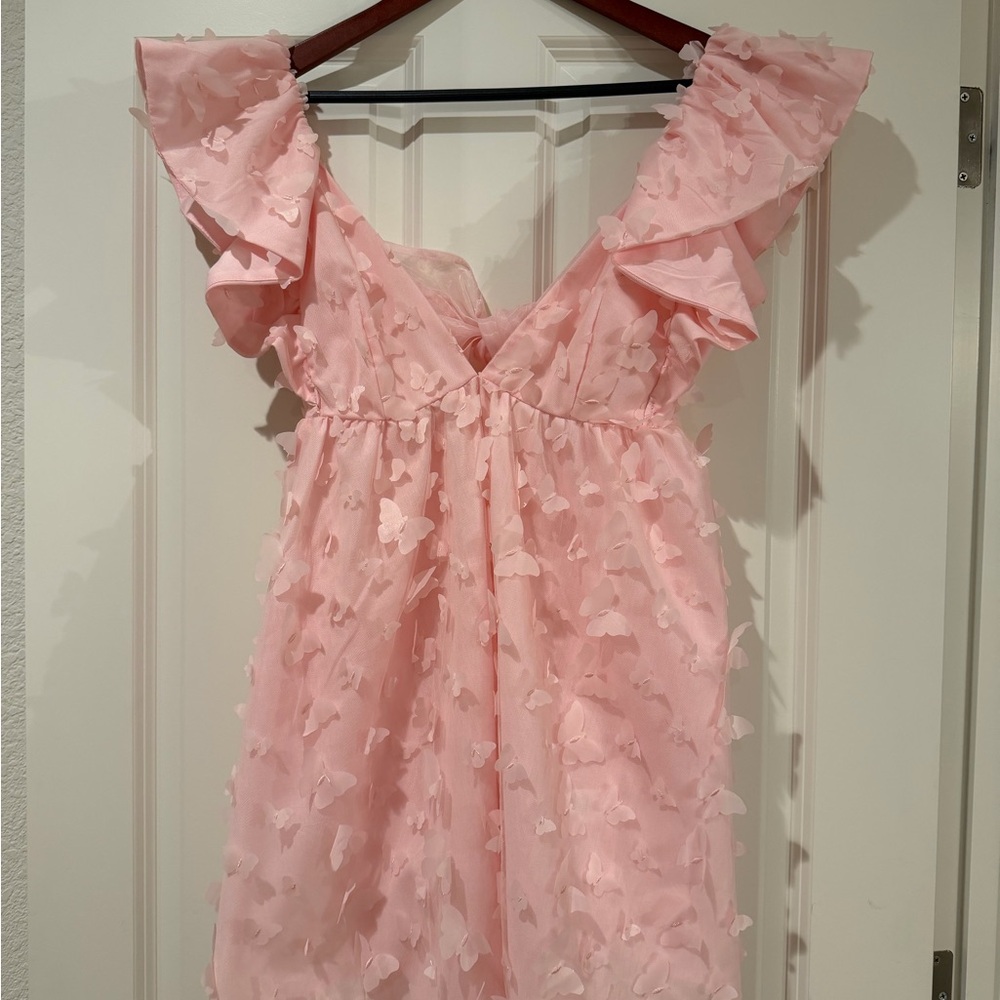 MARBLE Soft Pink Ruffled Garment